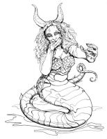 Lamia feeding